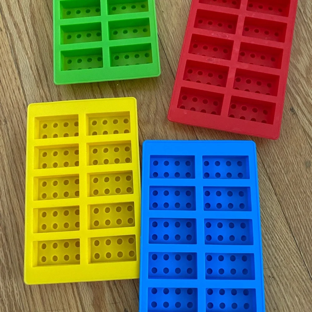 4 Lego silicone molds